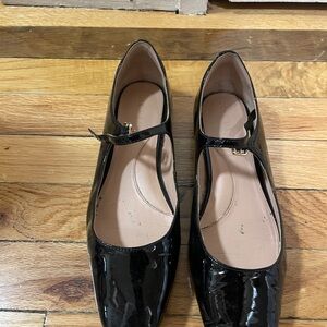 Black Patent Leather Mary Jane Shoes